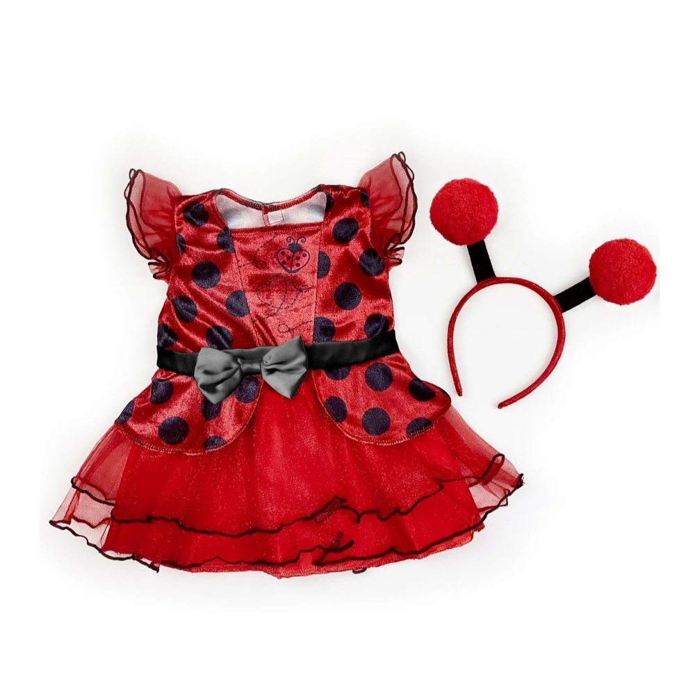Adorable Red and Black Ladybug Costume for Kids